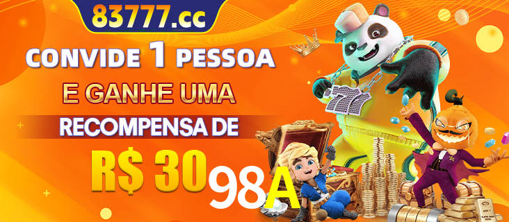 Banner institucional da 98A sobre parceria de marcas e criação de uma marca de excelência, apresentando os mascotes de jogos populares como o Fortune Tiger.